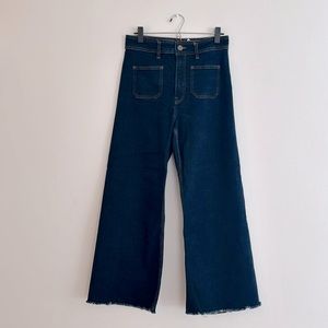 Classic Blue Wide-Leg Jeans